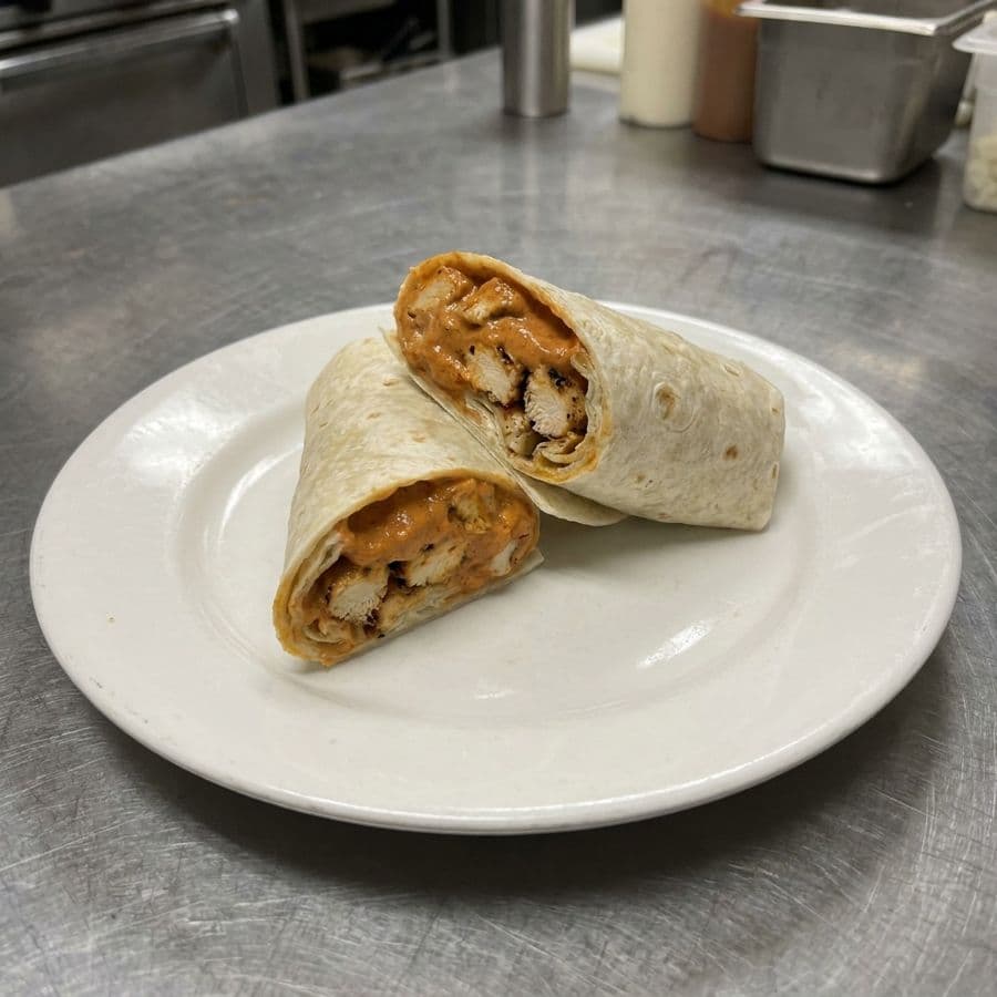 Wrap au poulet au beurre / Butter Chicken Wrap