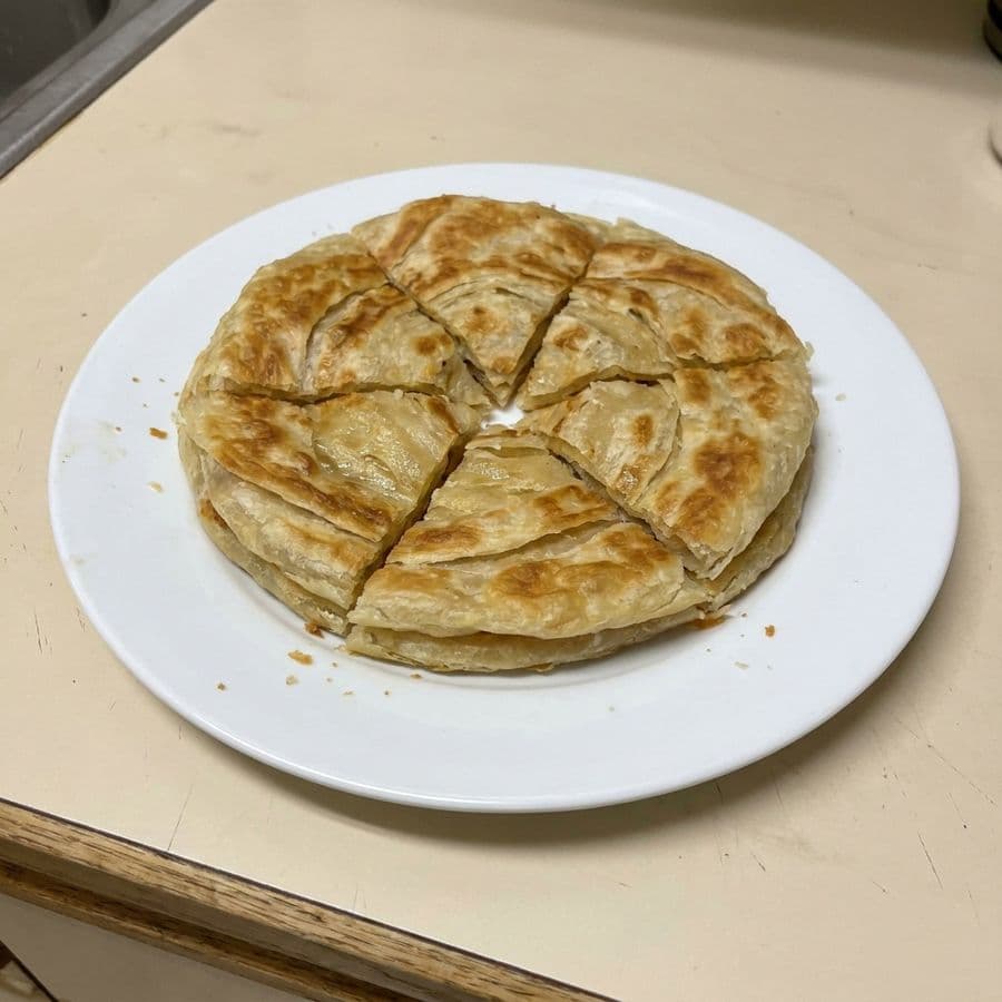 Roti à trois couches / Three-Layered Roti