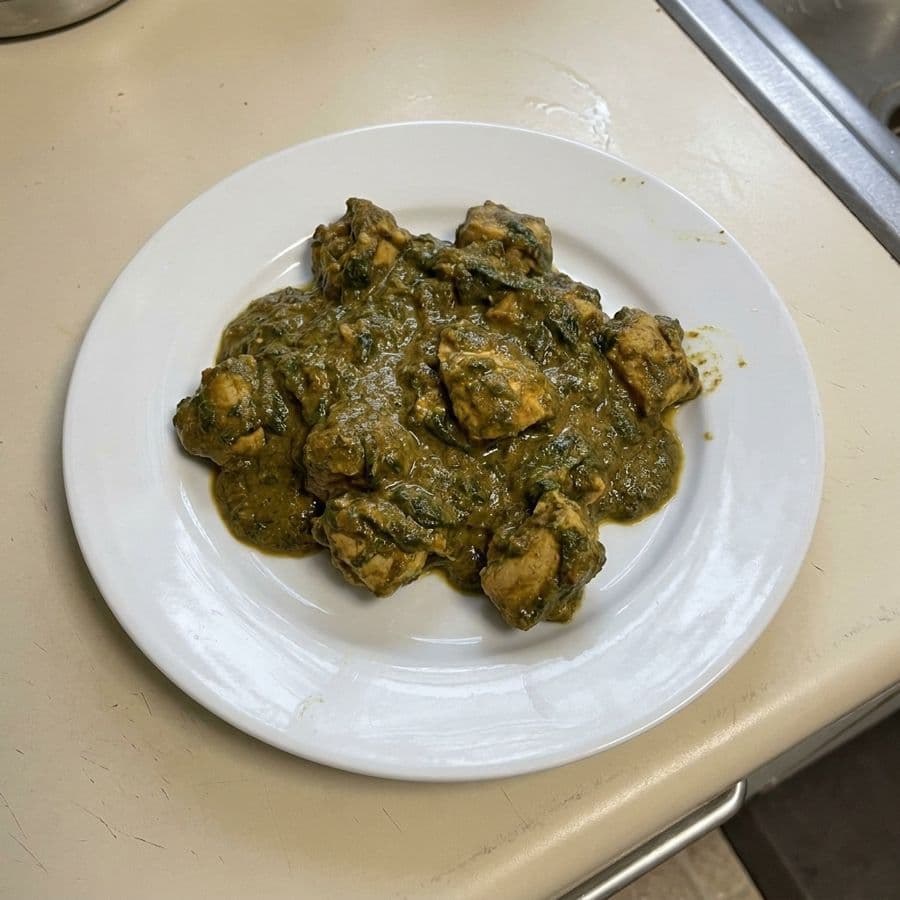 Poulet saag / Saag Chicken