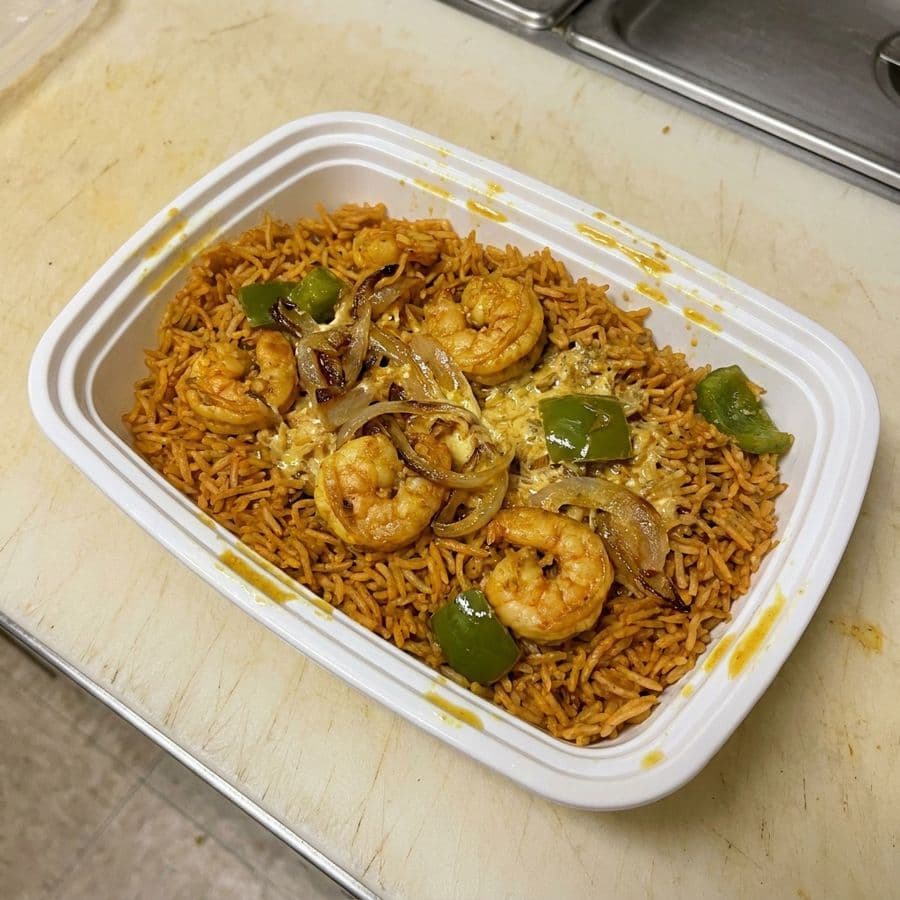 Biryani aux crevettes / Shrimp Biryani