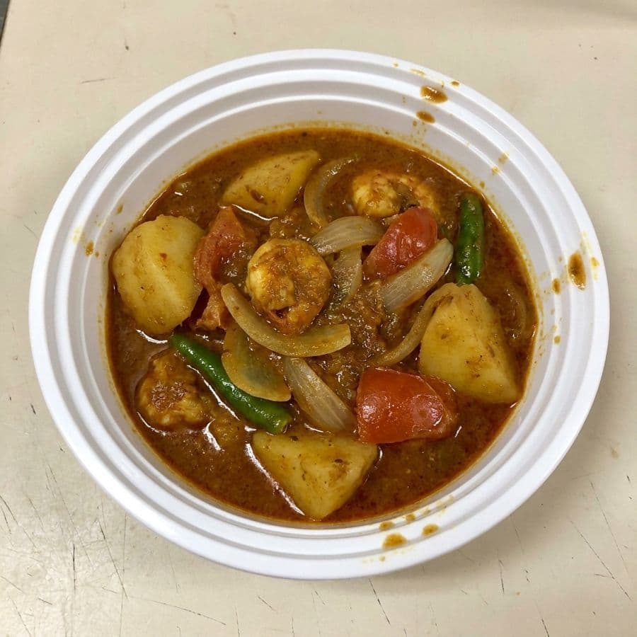 Cari aux crevettes / Shrimp Curry