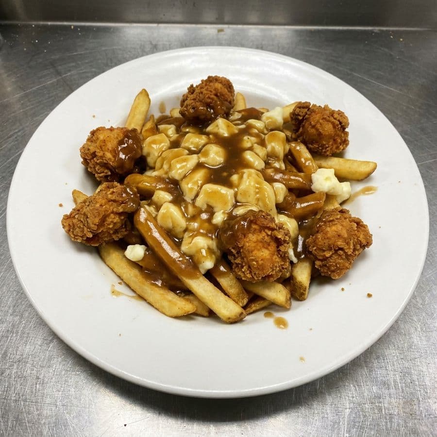 Poutine au poulet frit / Fried Chicken Poutine