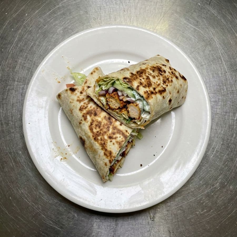 Wrap au poulet tikka / Chicken Tikka Wrap