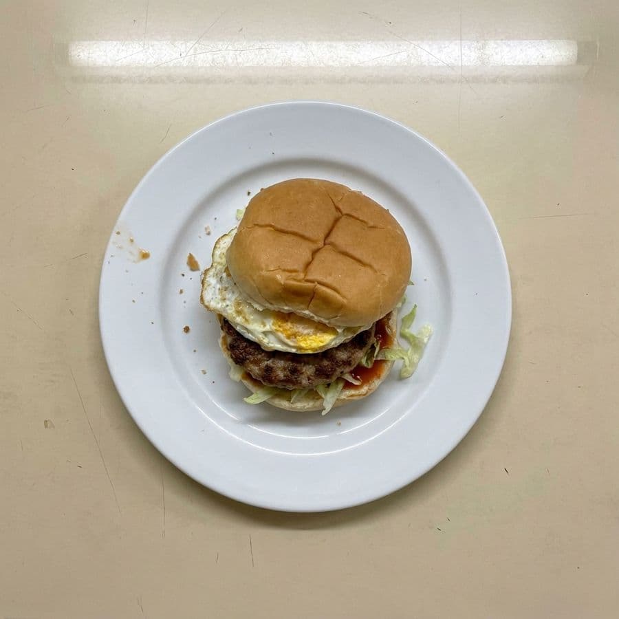 Burger aux œufs / Egg Burger