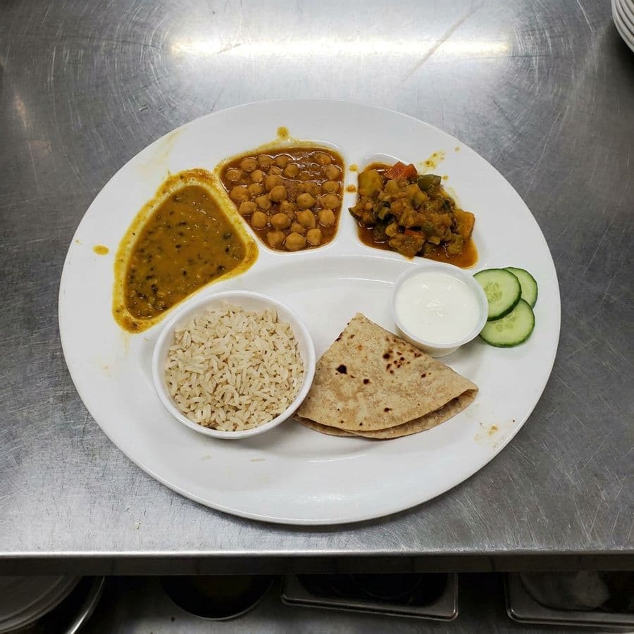Thali végétarien / Vegetarien Thali