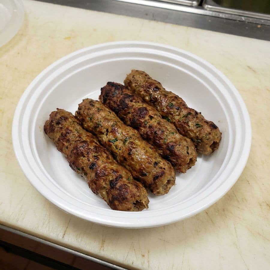 Seekh kabab au poulet / Chicken Seekh Kabab